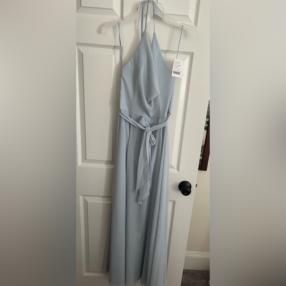 Amsale Daryn Ice Blue Dress (NWT)